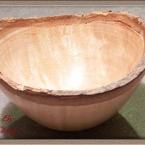 Natural Edge Maple Bowl