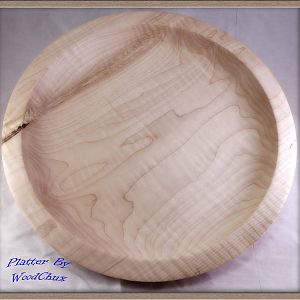 Figured Maple Platter