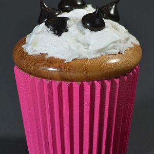 Chocolate chip cupcake