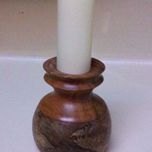 Spalted Box Candle Holder