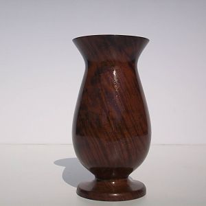 walnut vase