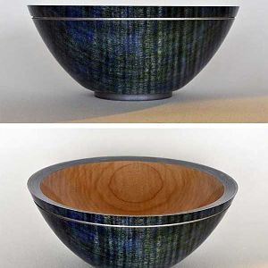 dyed bowl