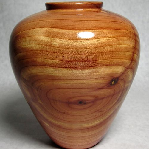 Cedar vase