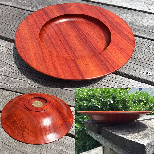 Padauk Platter #3