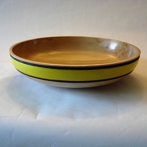 Yellow striped bowl