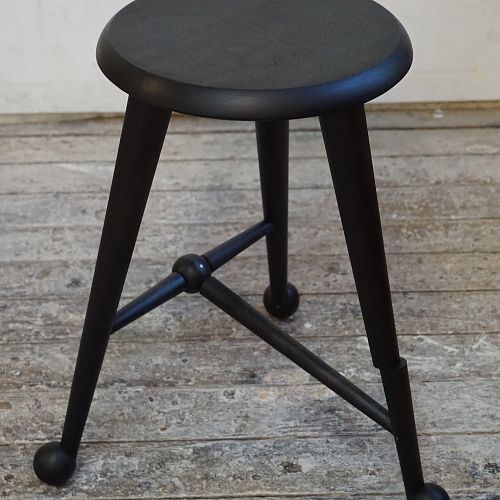 Ebonized cherry stool