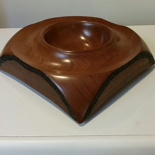 Sapele Square Bowl