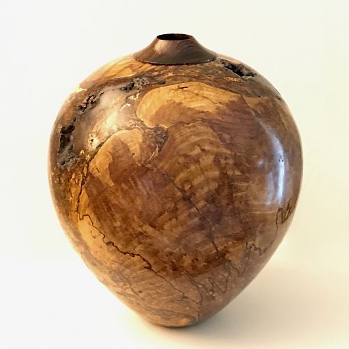 Spalted maple hollow form