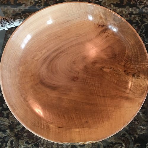Maple crotch platter
