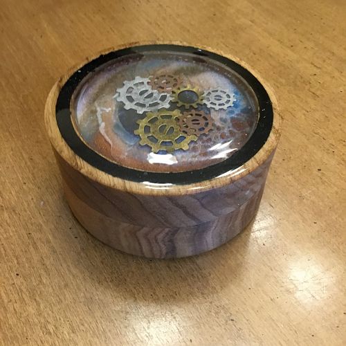 Butternut lidded box