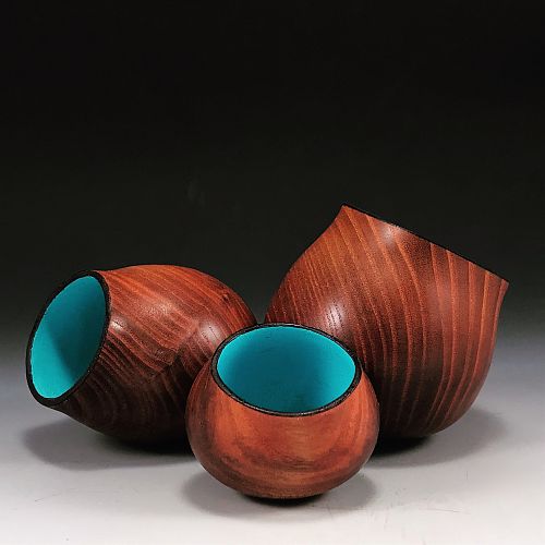 Elm Wood Pots