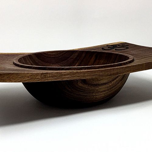 Walnut Winged Bowl 6.75 x 11