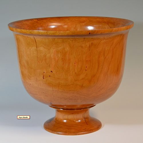 Large Cherry Pedestal Centerpiece Vase