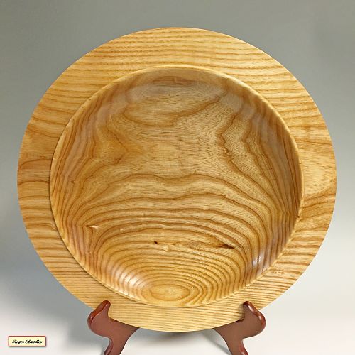 Figured Ash Platter