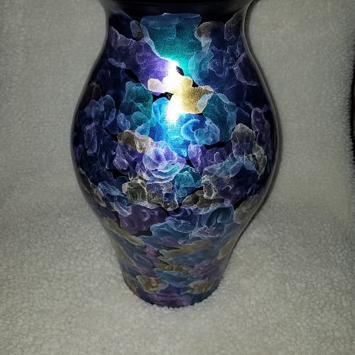 Painted Maple Vase