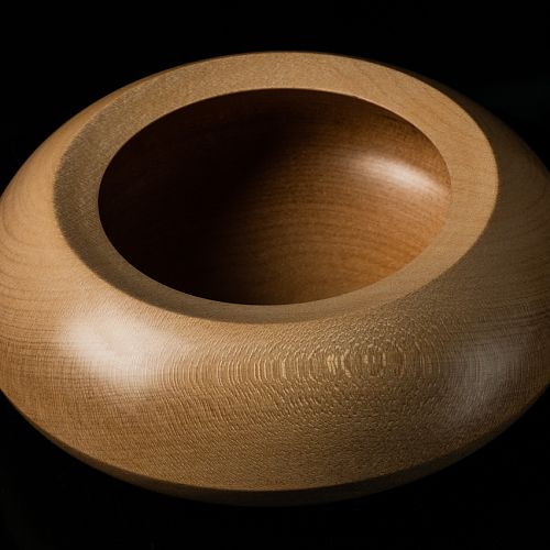 My wife’s first sycamore maple bowl - top view