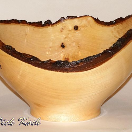 Red Oak Natural Edge Bowl