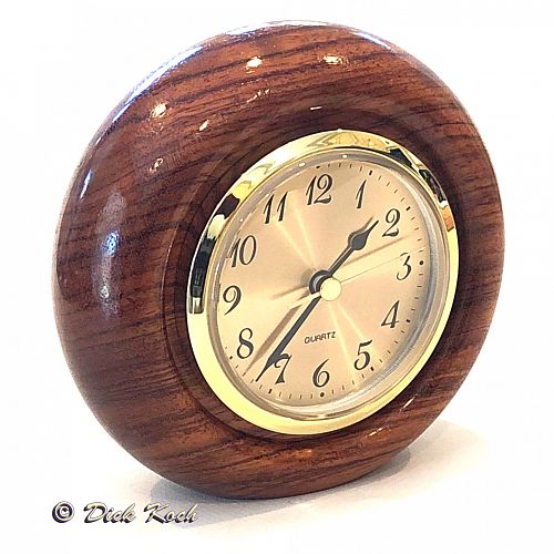Bubinga Toroidal Clock