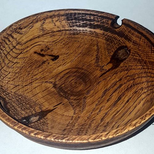 Small oak dish