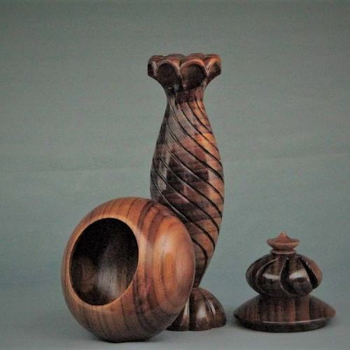 "Teak Trinket Box"