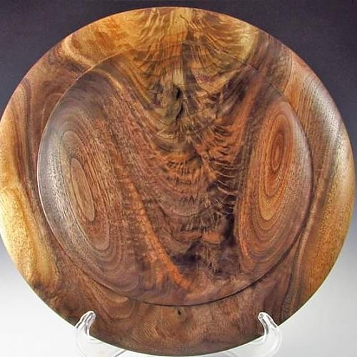 Black Walnut Crotchwood Platter