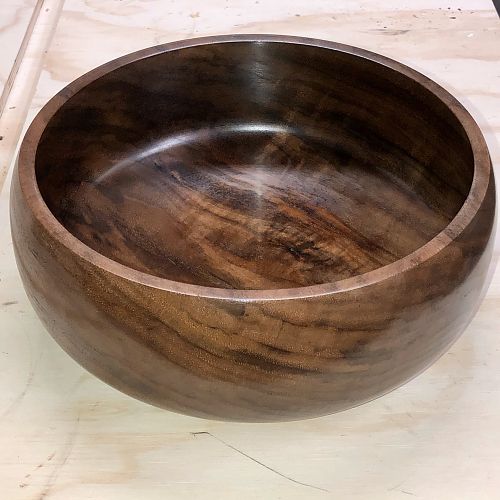 Claro walnut bowl