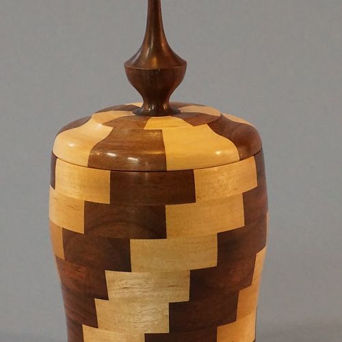 Walnut / Birch Segmented Hollow Form