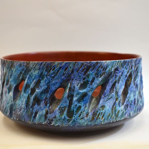 Textured Decorated Bowl