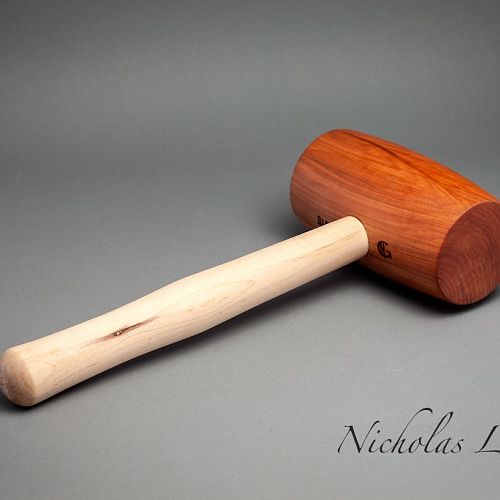 Maple and Elm Carver's Mallet