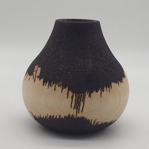 Stippled Soft Maple Vase