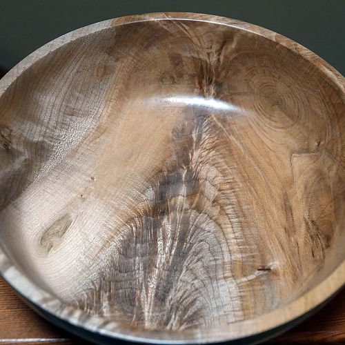 Big leaf maple crotch bowl