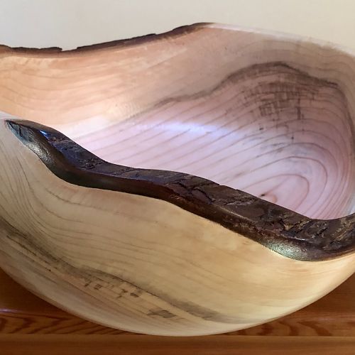 Cedar Live edge bowl