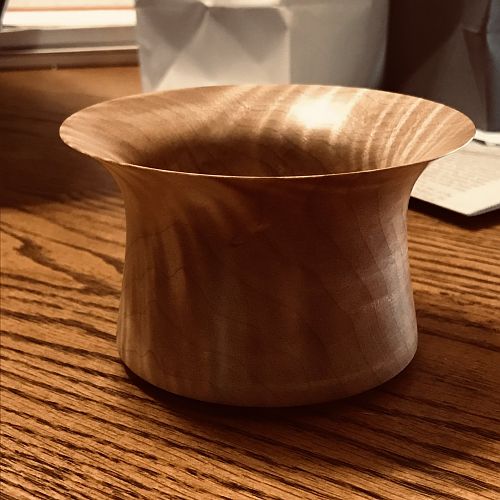 Figured Maple Vessel