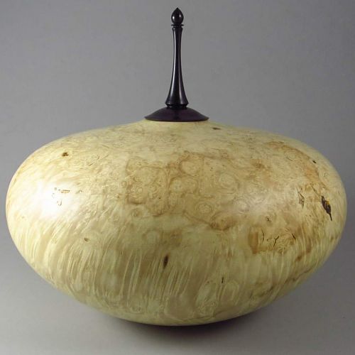 Box Elder Burl and African Blackwood urn