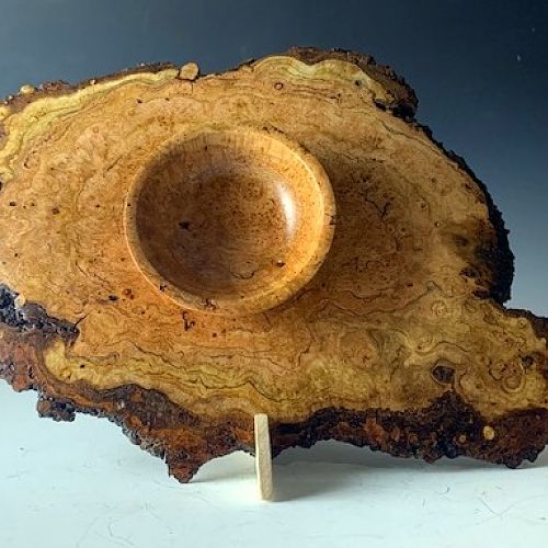 Cherry Burl Winged bowl