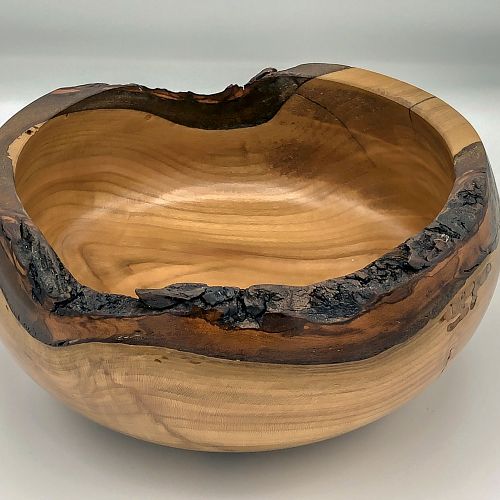 Cherry live edge bowl