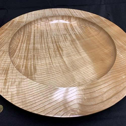 Figured Ash Platter