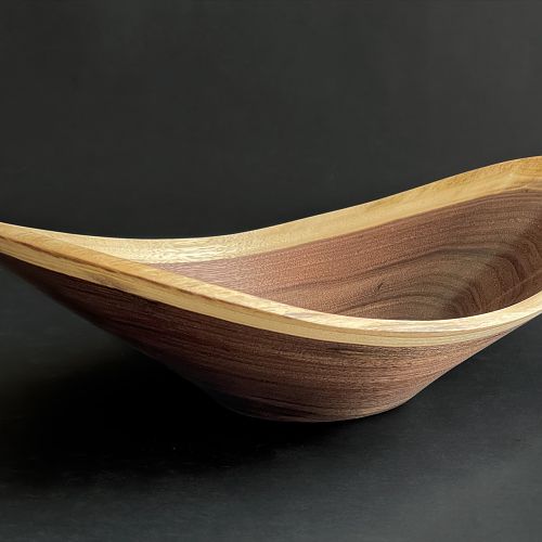 Black Walnut Natural-Edge Bowl