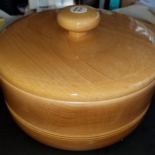 Maple Lidded Bowl