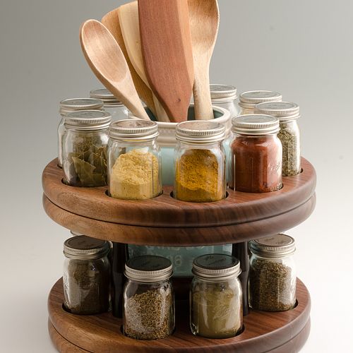 Lazy Susan Spice Rack