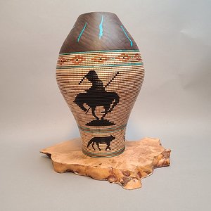 Basket Illusion Vase