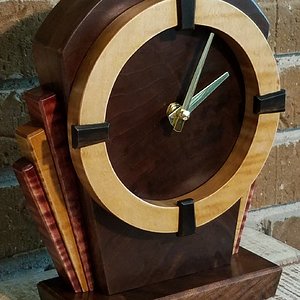 Art Deco style clock