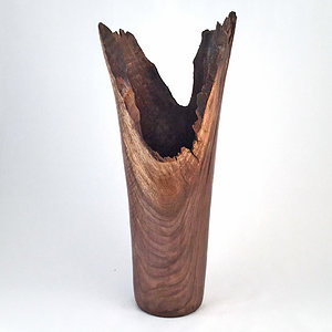 Black Walnut Crotch vase