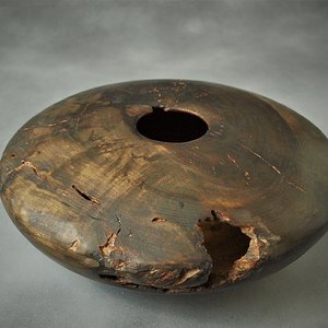 Aged maple hollow form