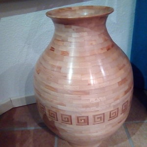 Beech staircase turned into a vase