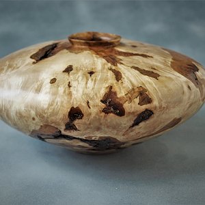Maple burl hollow form