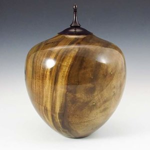 Myrtle and African Blackwood urn