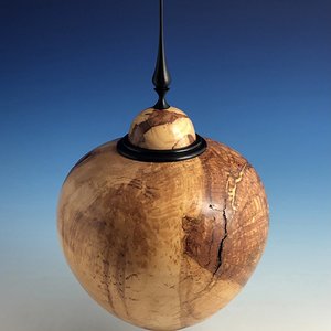 Maple hollow form.