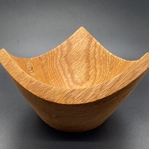 oak triangle bowl