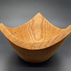 oak triangle bowl